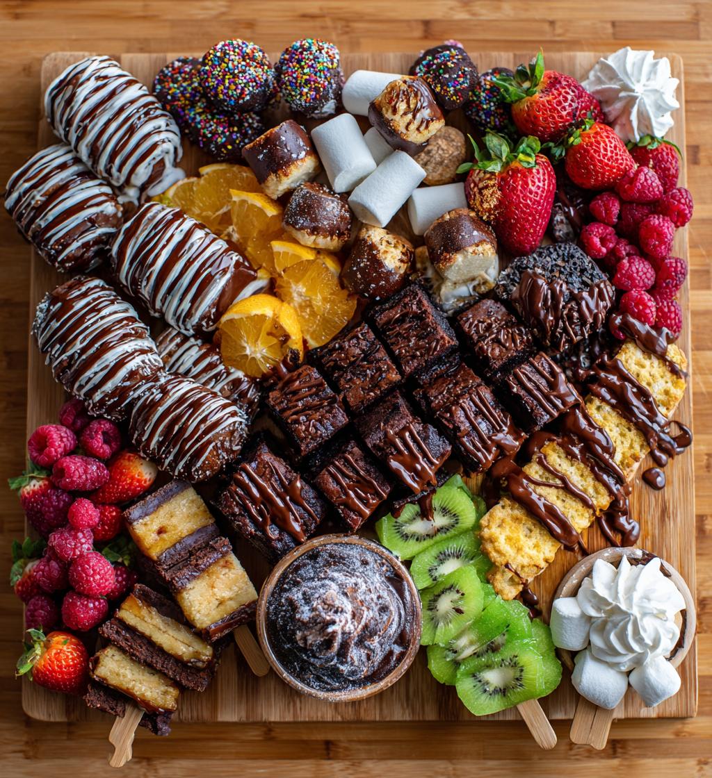 dessert board platter