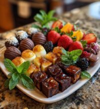 dessert platter
