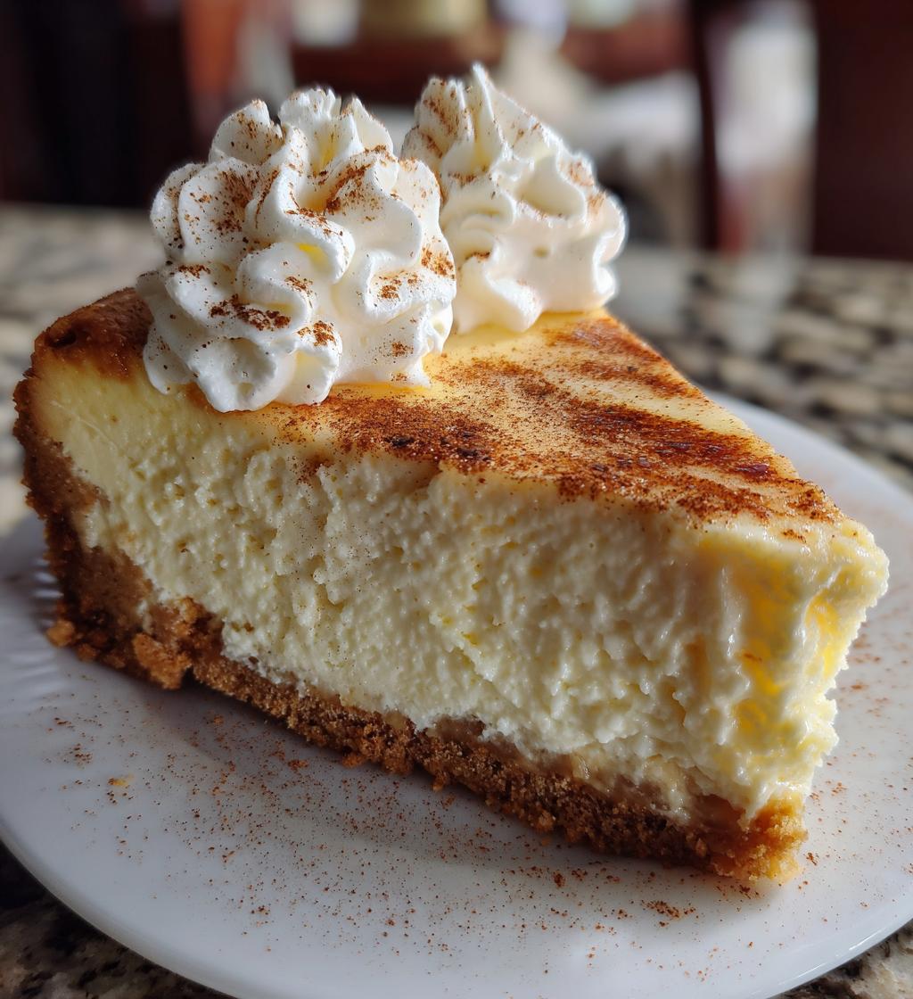eggnog cheesecake