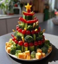 food christmas tree