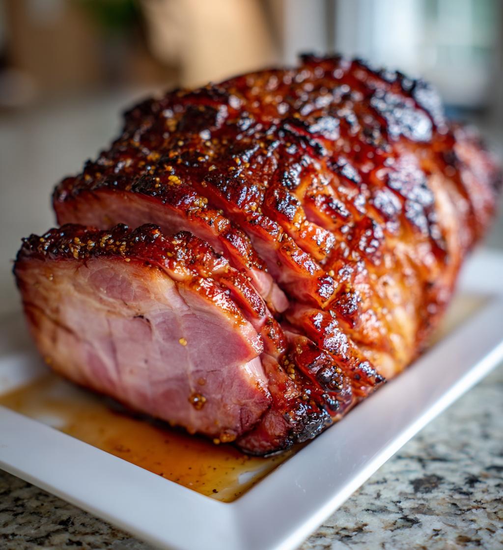 glazed ham