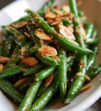 green beans almondine