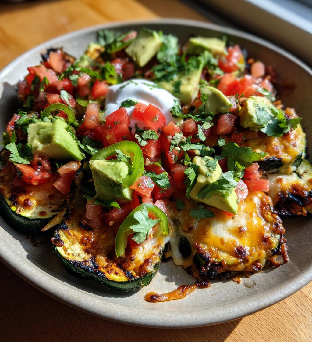 grilled zucchini nachos