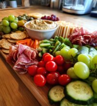 grinch charcuterie board