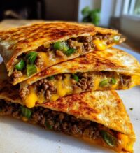 ground beef quesadillas