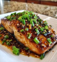 honey garlic glazed salmon