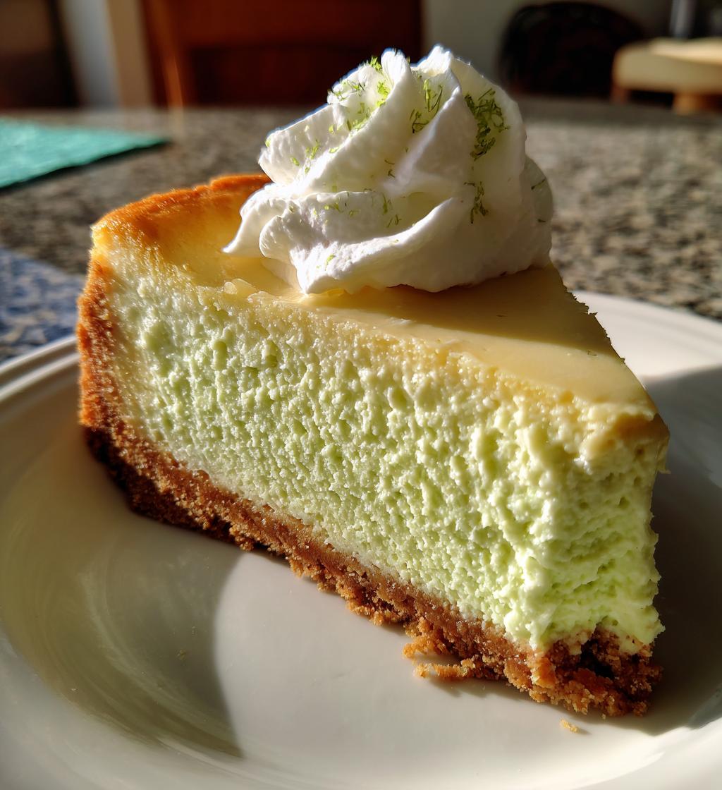 key lime cheesecake