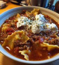 lasagna soup