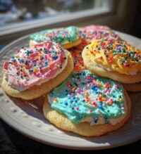 new years buttercream cookies