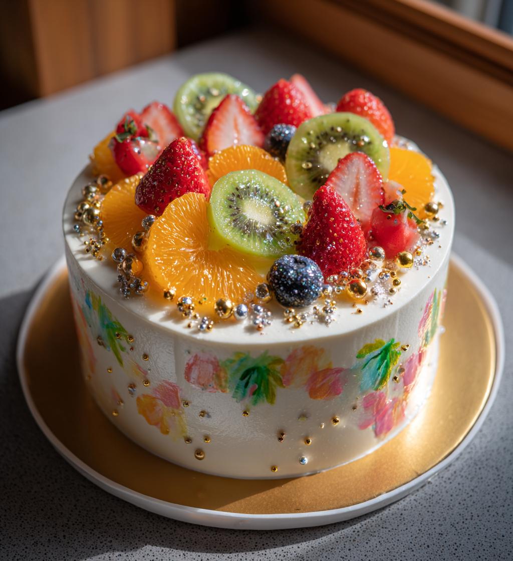 new years cake decorating