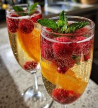 new years champagne cocktails