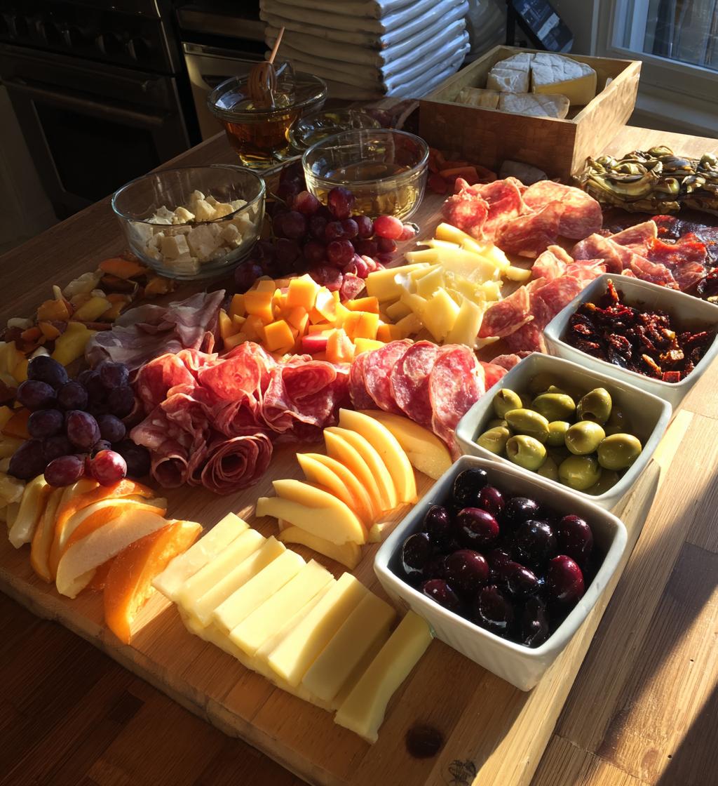 new years charcuterie board