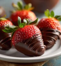 new years chocolate covered strawberries