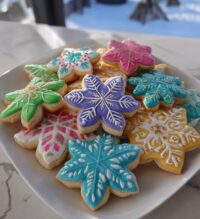new years cookies decorated