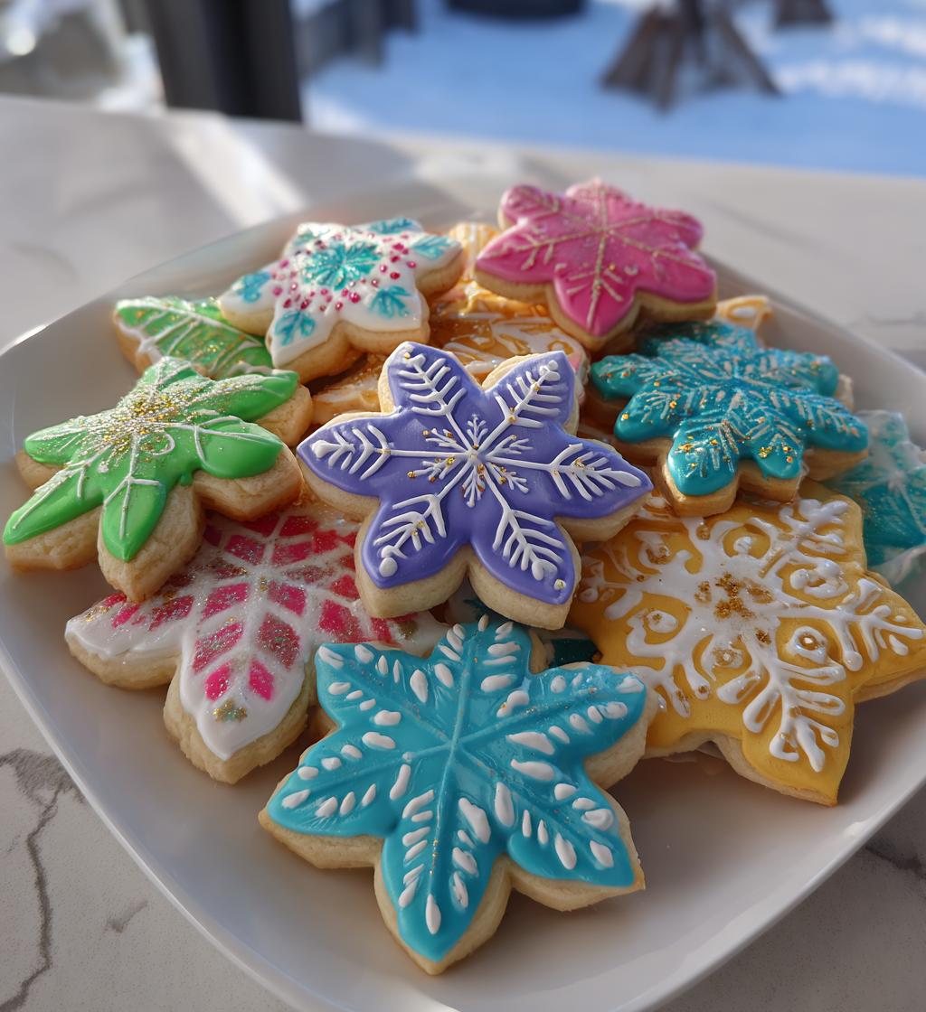 new years cookies decorated