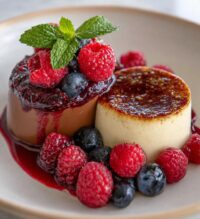 new years eve plated desserts