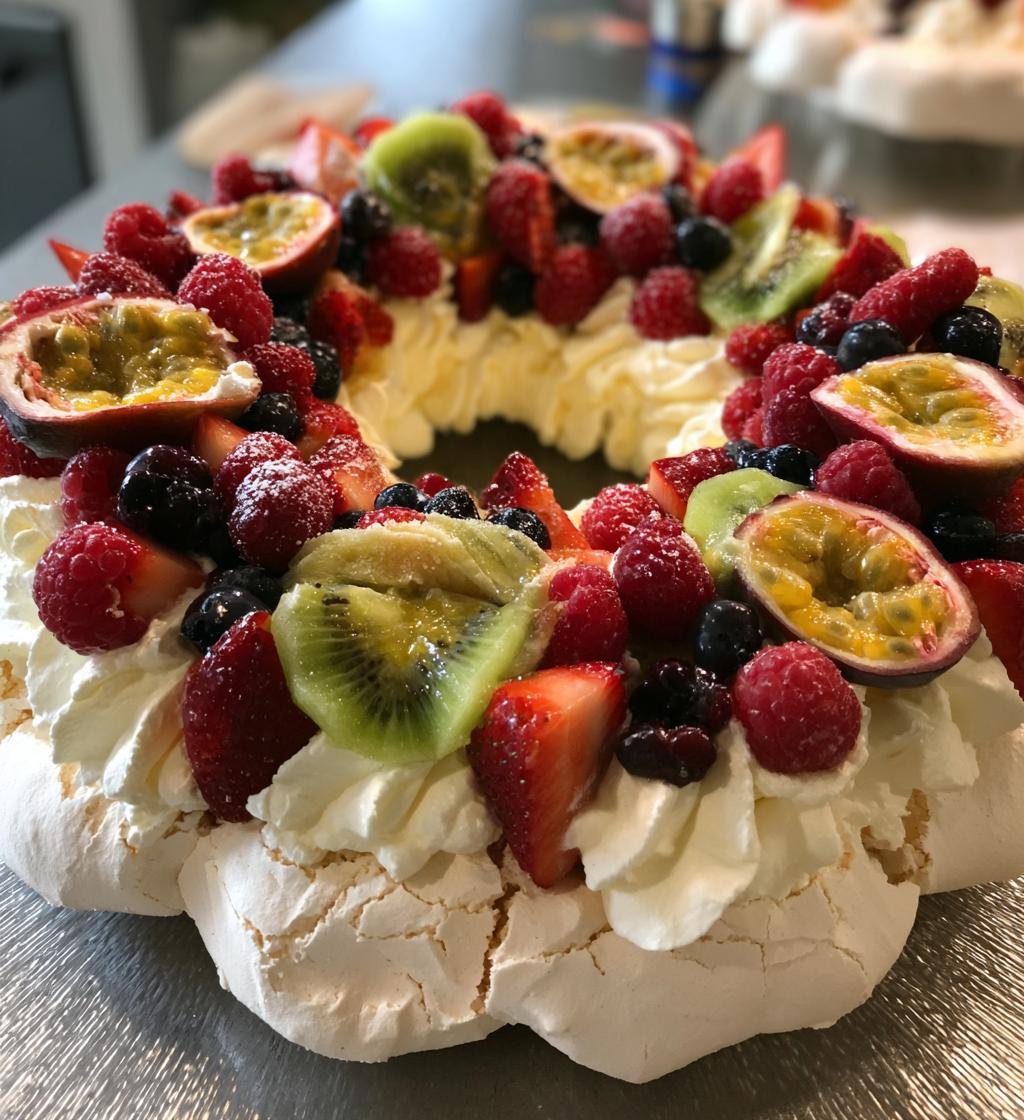 pavlova wreath