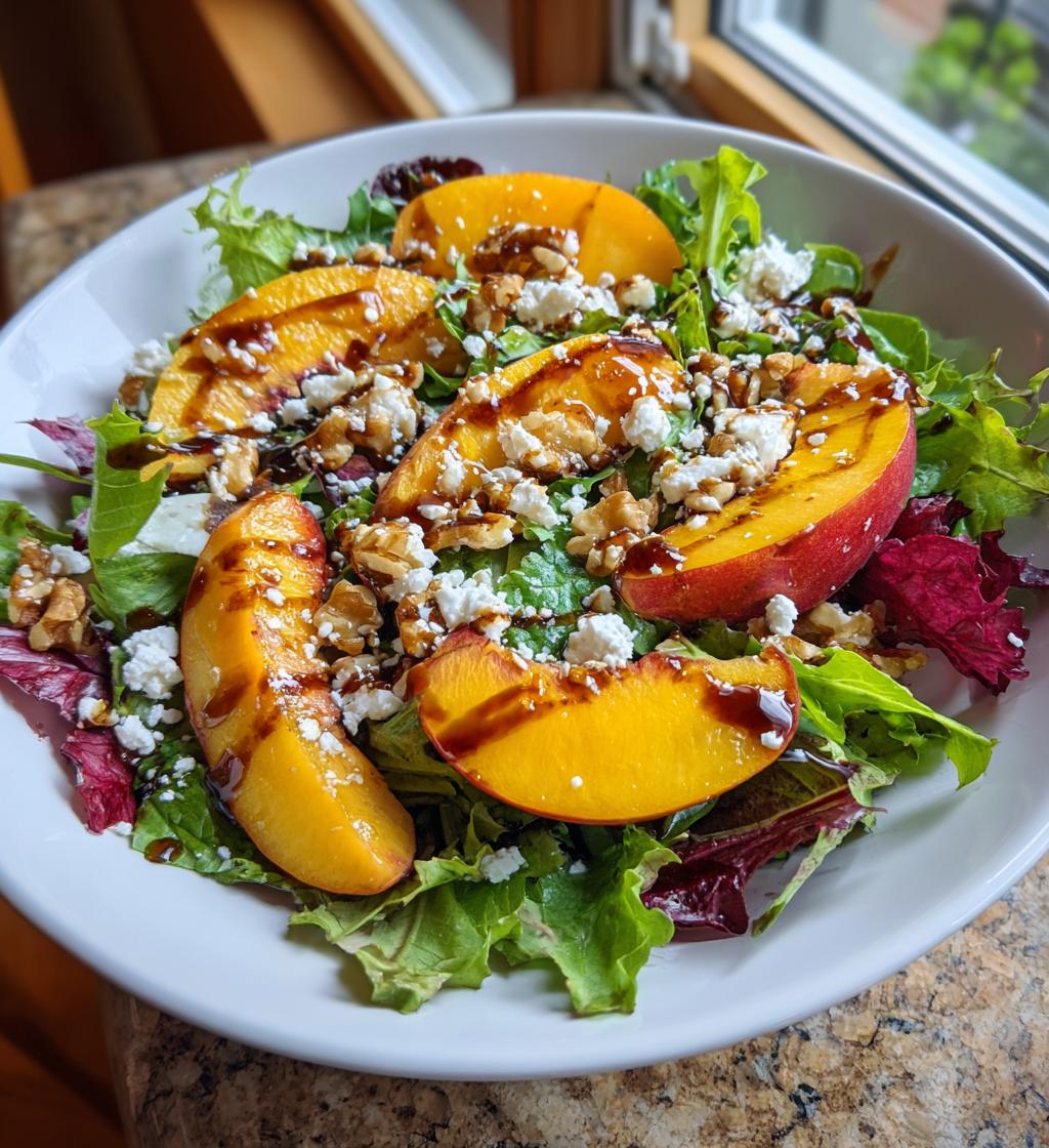 peach salad