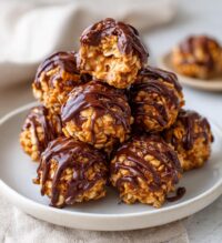 peanut butter balls with rice krispies