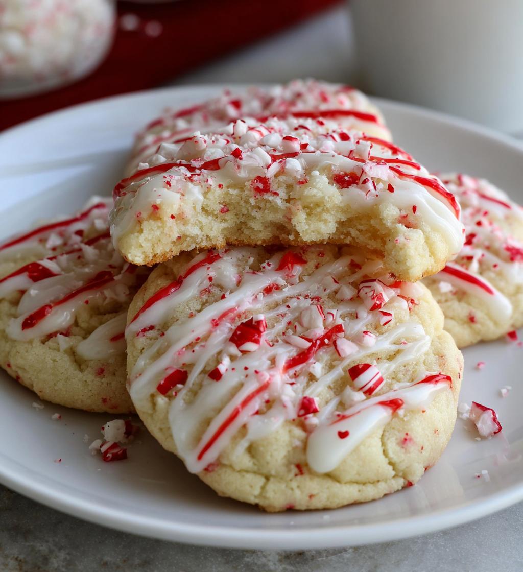 peppermint christmas cookies