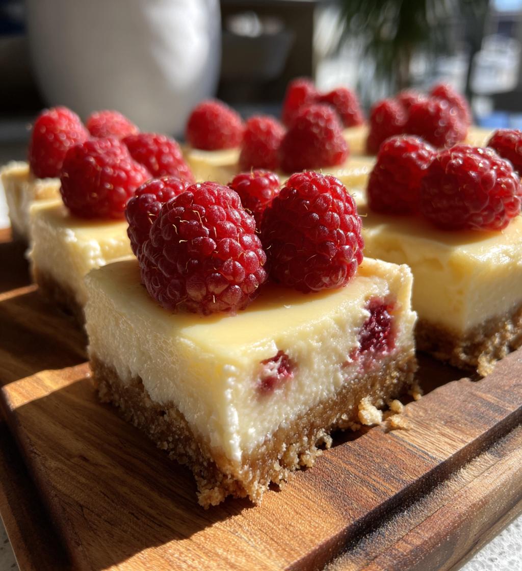 raspberry cheesecake bars