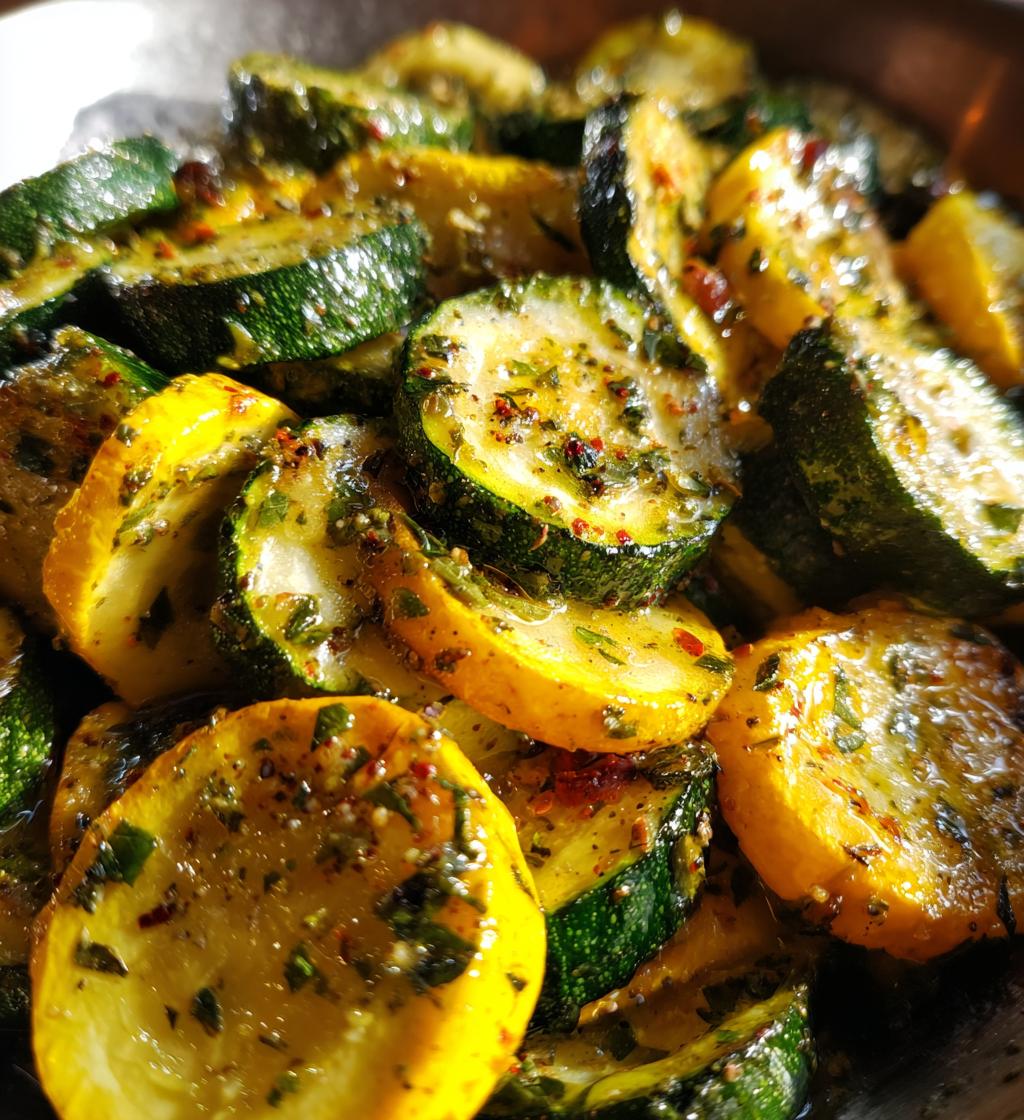 roasted zucchini and squash