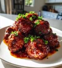 slow cooker bbq meatballs