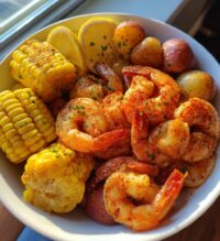 slow cooker shrimp boil