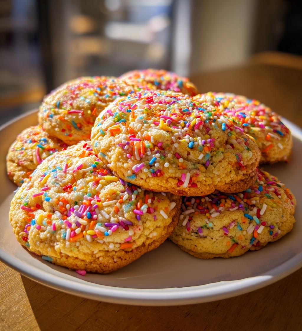 sprinkle sugar cookies