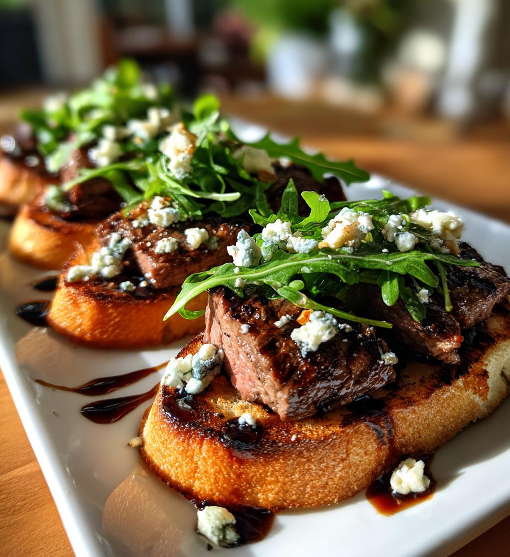 steak crostini