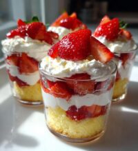 strawberry shortcake cups