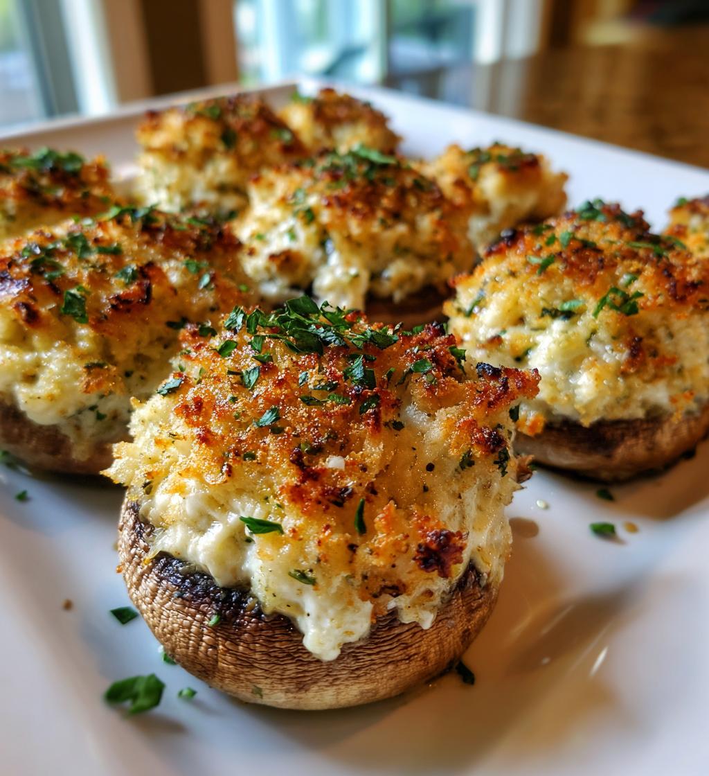 stuffed mushrooms