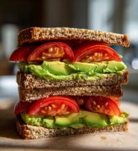tomato avocado sandwich