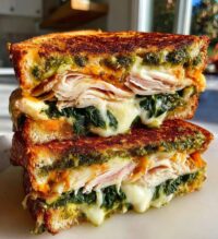 turkey pesto sandwich