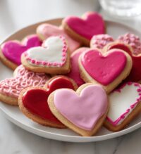 valentine’s day cookies decorated