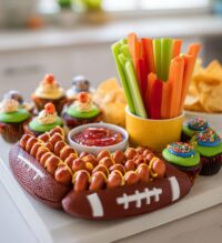1st birthday football theme food