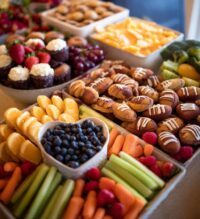 1st year down football birthday food