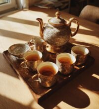 antique russian tea set