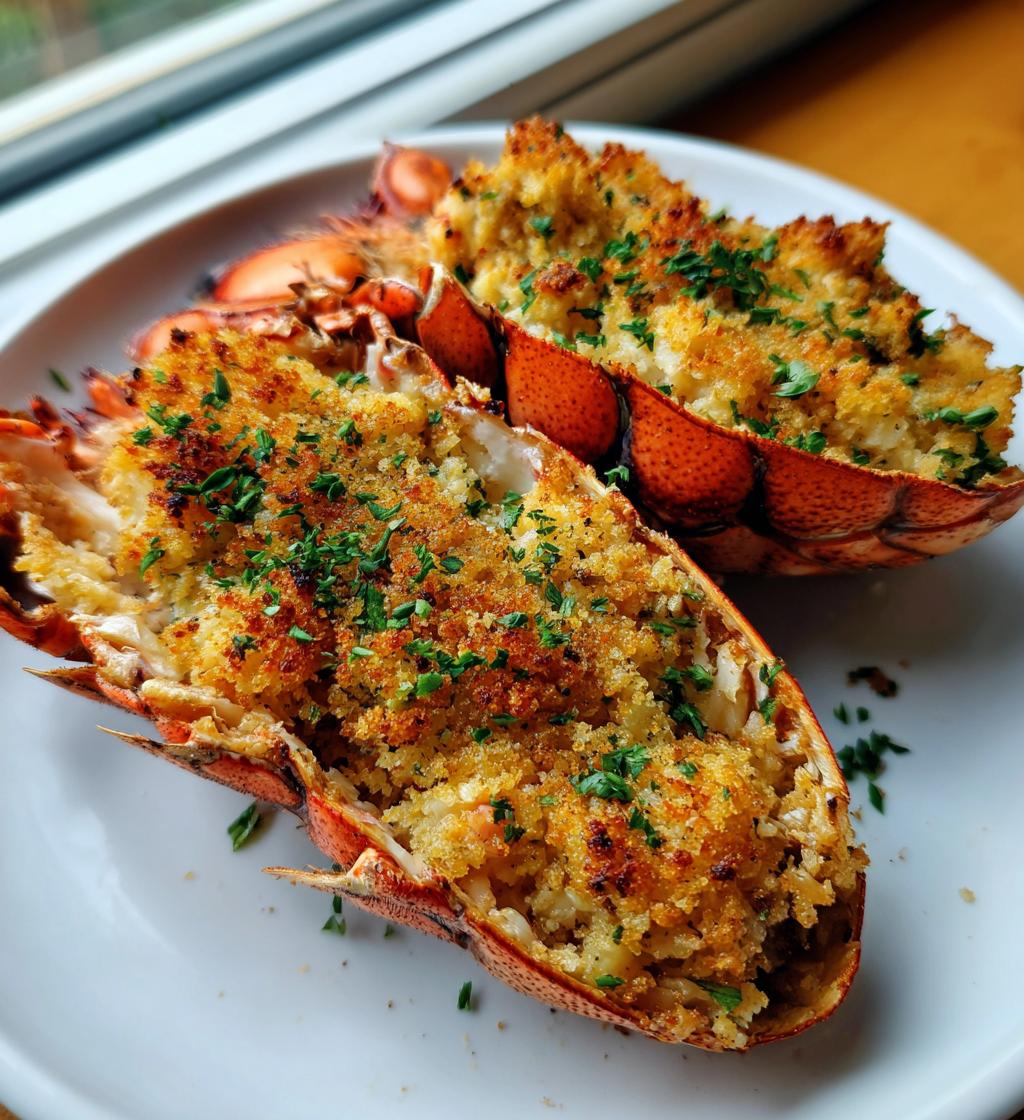 baked stuffed lobster