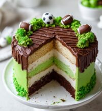 birthday cake football theme