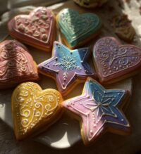 birthday royal icing cookies