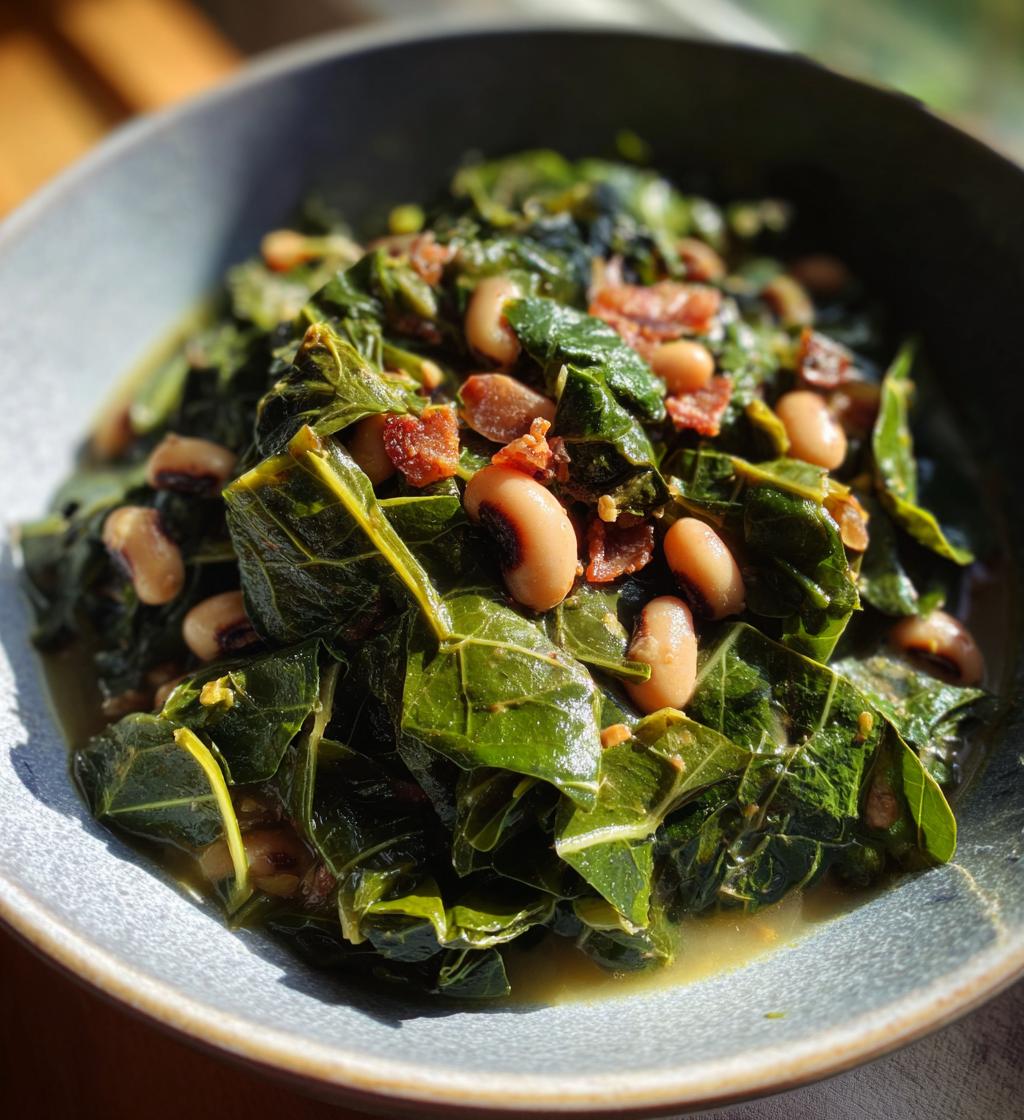 black eyed peas and collard greens recipe
