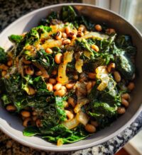 black eyed peas and greens recipe