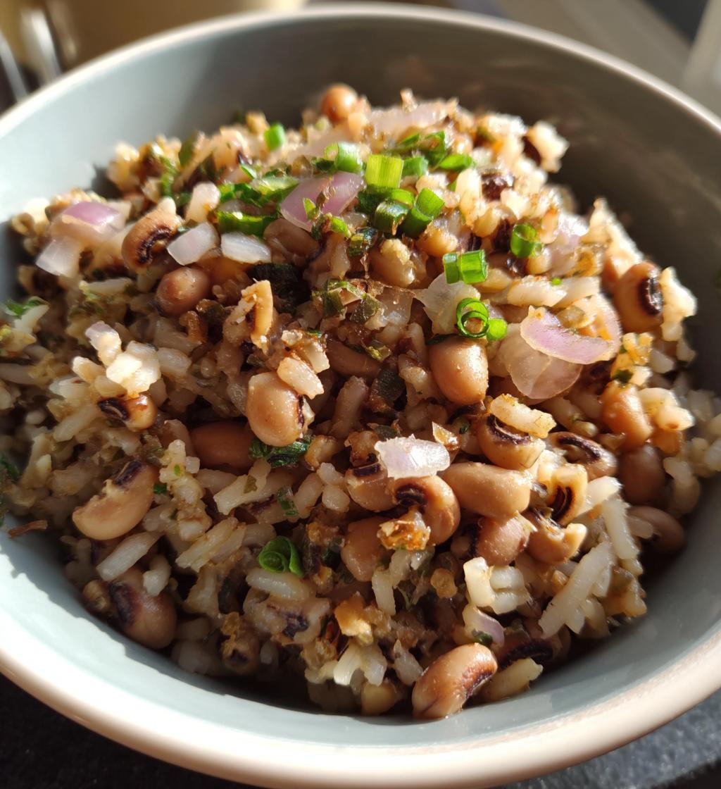 black eyed peas and rice