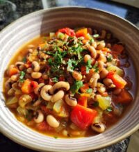 black eyed peas soup