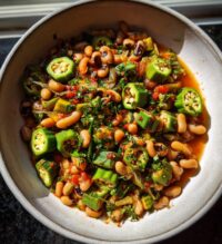 black eyed peas with okra recipe