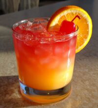 black eyed susan cocktail