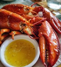 boiled lobster