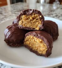 buckeyes with crunchy peanut butter
