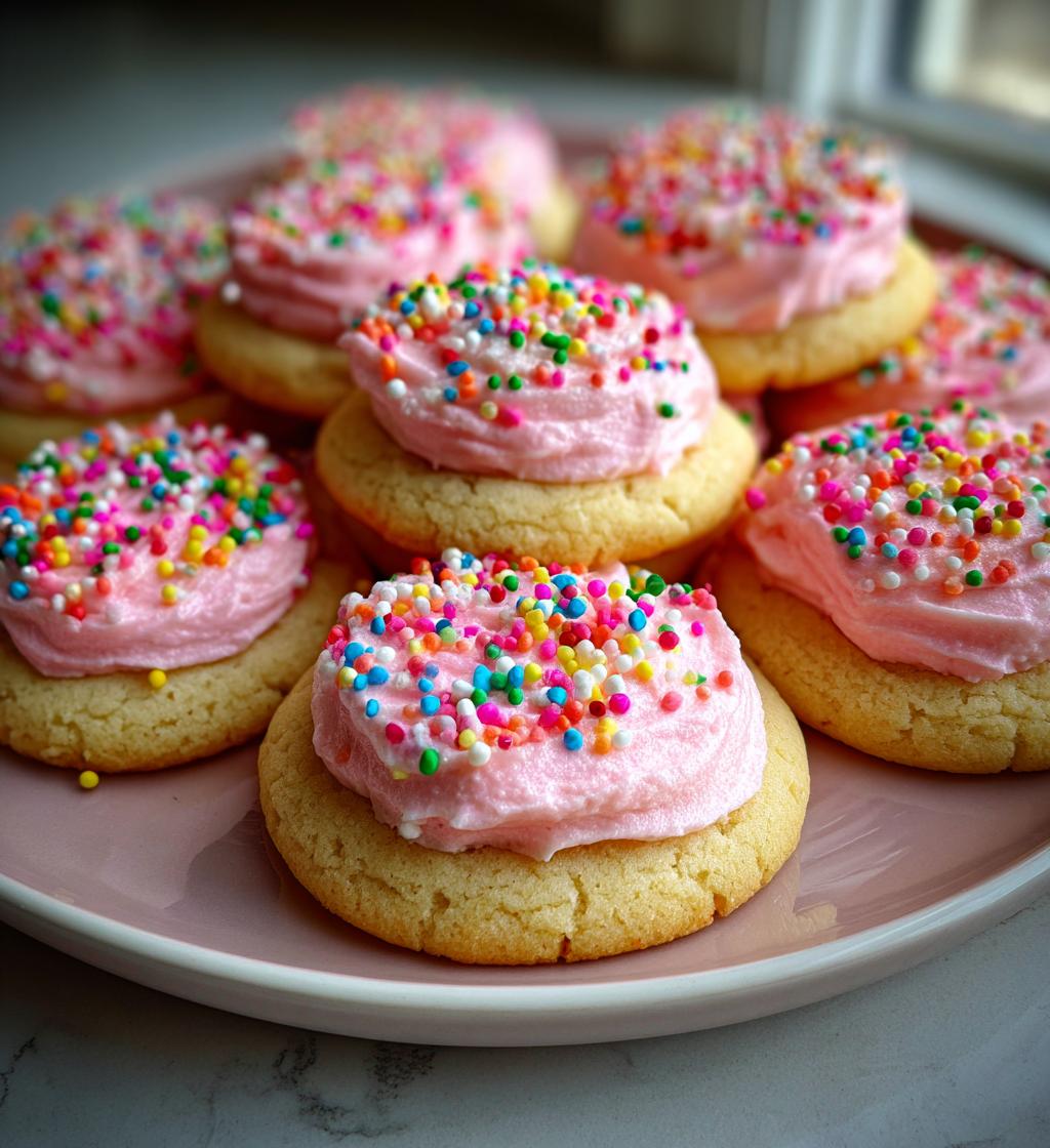 buttercream valentine cookies